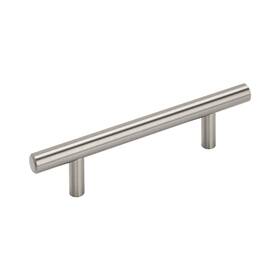 Amerock 026634355439 Bar Pulls 3-3/4 Inch 96mm Center-to-center Satin Nickel Cabinet Pull - 10 P