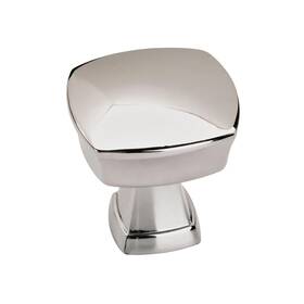 10bx1128726 Amerock Cabinet Knob Polished Chrome 1-1/4 Inch Length Stature 10 Pack