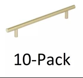 10bx1178bbz Amerock 10-pack 7 Inch 178 Mm Golden Champagne Cabinet Drawer Bar Pulls