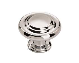 10bx158626 Amerock Cabinet Knob Polished Chrome 1-5/16 Inch 33 Mm Diameter Inspir