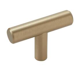 10bx19009bbz Amerock Corp Bar Pulls 115/16 In 49 Mm Length Golden Champagne Cabinet Knob 10 Pack