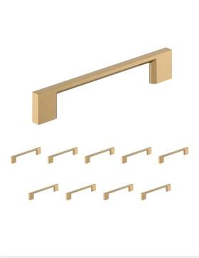 10bx37132cz Amerock 10pk Champagne Bronze Cabinet Pull 5-1/16 Inch Center-to-center