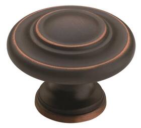 Amerock 10vmp15862orb Inspirations 1-3/4 Inch 44mm Diameter Oil-rubbed Bronze Cabinet Knob - 10 Pack