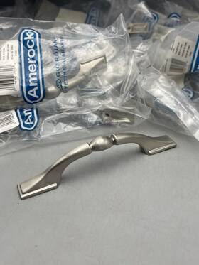 Bp1302g10 Amerock 1302-g10 Sterling Traditions Cabinet Pull Handle 3 Inch Satin Nickel 16 Pc
