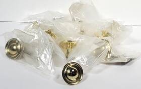 157pb Amerock Cabinet Knobs Round Brass Qty Of 10 New In Package