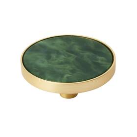 2pk36972emg Amerock 2 Pack Round Cabinet Drawer Knobs Gold Emerald Green Decorative Furniture Pulls