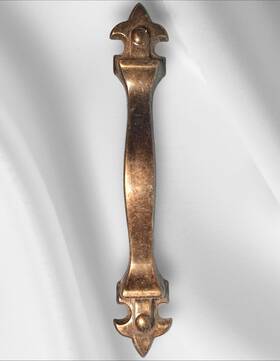 3714 Amerock Lot Of 7 Vintage Antique Cabinet Handle Pull Fleur De Lis 5.5 Inch