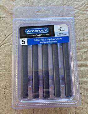 5pk40515bbr Amerock Pack Of 5 Bar Pulls 3 In Black Bronze Cabinet Drawer Pull