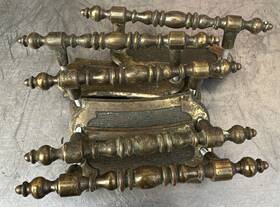 63-3461 Amerock Pull Handles Antique Brass Lot Of 5 Loc 47 See Photos