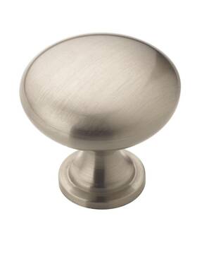 Amerock 700761204258 Cabinet Knob Satin Nickel 1-1/4 Inch 32 Mm Diameter Edona 25 Pack