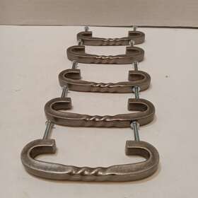 Amerock 840142501252 Bar Pull Stainless Steel Rope Twist Cabinet Hardware 5 1/2 Inch Lot Of