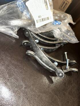 Amerock Bp-1590-wib Inspirstions Cabinet Pulls Bp-1590-wid Wrought Iron Dark Lot Of 12