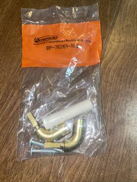 Bp-76269-al3 Amerock Vtg Pulls Gold And Almond Drawer Cabinet 3 Inch Nos