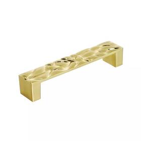Bp1003128bgl Amerock Cabinet Pull Brushed Gold 5-1/16 Inch 128 Mm Center To 1 Piece New