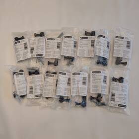 Bp21935fb Amerock Lot Of 14 Total 3 Inch Center-to-center Matte Black Drawer Pulls New