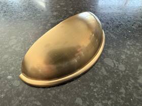 Bp22094cz Amerock 3in Cup Pull Champagne Bronze Cabinet Drawer Handle 10 Pack Modern