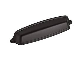 Bp22439fb Amerock Cabinet Cup Pull Matte Black 5-1/16 Inch 128 Mm Center-to-center St