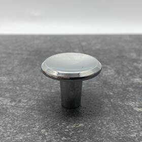 Bp26133-26 Amerock Nos Lot Of 7 Bp-551-26 Polished Chrome Concave Cabinet Pulls 1 Inch Round