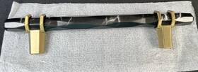 Bp365949mbkbbz Amerock Bp36549mbkbbz Carrione Marble Black/white 3-3/4 Inch Cabinet Pull New
