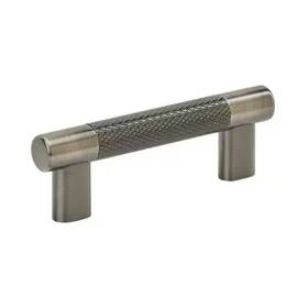Bp36557 Amerock Bronx 3 Or 3-3/4 Inch Modern Gunmetal Bar Cabinet Pull- 5 Pulls For 35