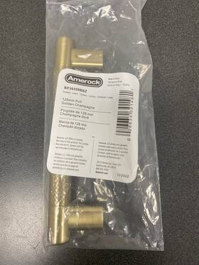 Bp36558bbz Amerock Bronx 5 Inch Center-to-center Bar Cabinet Pull - Golden Champagne