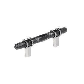 Bp36639mbk26 Amerock Bp36639 Carrione 3 Inch Center To Designer Cabinet - Marble Black /