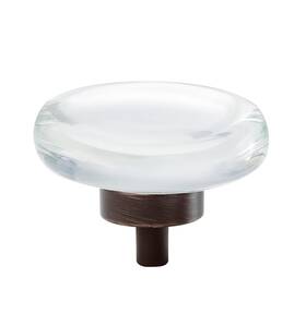 Bp36652corb Amerock Cabinet Knob Clear/oil-rubbed Bronze 1-3/4 Inch 44 Mm Diameter Glac