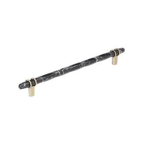 Bp36664mbkbbz Amerock Bp36664 Carrione 10-1/16 Inch Center To Designer - Marble Black /