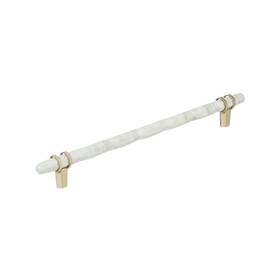 Bp36664mwbbz Amerock Carrione 10-1/16 Inch 256mm Center-to-center Marble White/golden Champagne