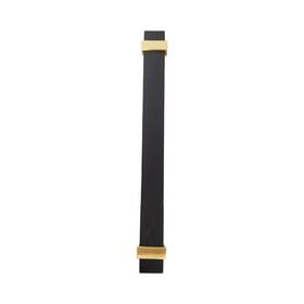 Bp36683bmbbgl Amerock Overton 6-5/16 Inch Brushed Matte Black/brushed Gold Cabinet Bar Pull