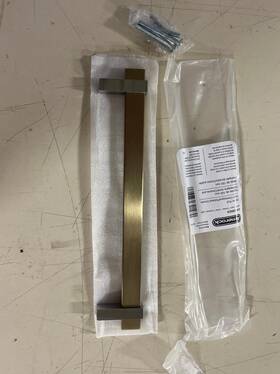 Bp36725bbz26 Amerock 7-9/16 Inch Pull Gold Champagne/polish.chrome See Notes