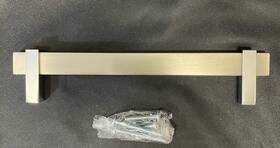 Bp36727g1026 Amerock Mulino 6-5/16 Inch Bar Cabinet Pull - Satin Nickel/chrome
