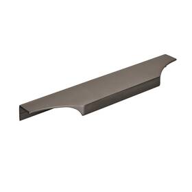 Bp36753bcr Amerock Black Chrome Cabinet Edge Pull 8-9/16 Inch Drawer Handle Hardware 1 Pack