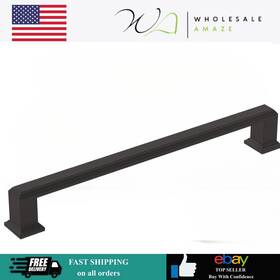 Bp36761fb Amerock Cabinet Pull Matte Black 7-9/16 Inch 192mm Center-to-center
