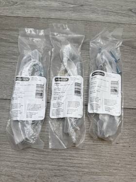 Bp36776fb Amerock Lot Of 3 Ville 5-1/16 Inch Center To Handle Cabinet Black