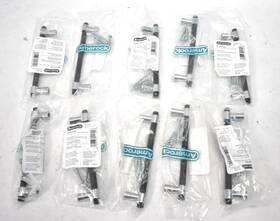 Bp36859fb26 Amerock Lot Of 10 Destine 5-1/16 Inch Center Pulls Matte Black Polished Chrome