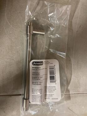 Bp36859g10 Amerock Destine Satin Nickel 5-1/16 Inch Cabinet Bar Pull