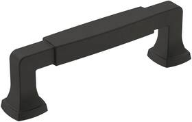 Bp36887fb Amerock Bp36887 Stature 3-3/4 Inch Center To Handle Cabinet - Black