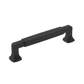 Bp36888fb Amerock Cabinet Pull Matte Black 5-1/16 Inch 128 Mm Center-to-center Statur