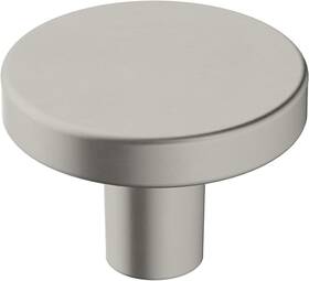Bp36904cz Amerock Lot Of 10 Versa 1-3/8 Inch 35 Mm Satin Nickel Mushroom Cabinet Knob