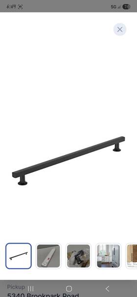 Amerock Bp37111mb Corp Everett Appliance Pull 18 In 457 Mm Center-to-cente