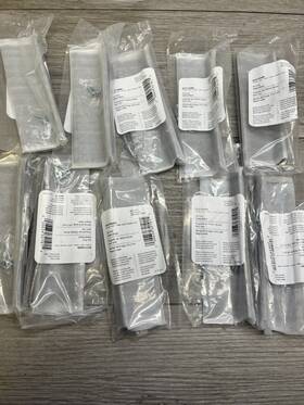 Bp37194mb Amerock Lot Of 10 Ii 6 Inch Modern Matte Black Cabinet Edge Pull