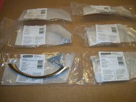 Bp37231g10 Amerock Lot Of 6 Vaile 5-1/16 Inch Satin Nickel Arch Drawer Pull