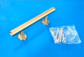 Bp37390bbz Amerock Radius 3 Inch -centers Bar Cabinet Pull W Screw Golden Champagne