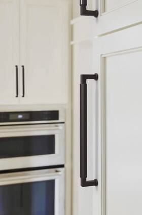 Bp37487mb Amerock 5 Matte Black Cabinet Pulls 224mm New/open Box
