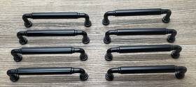 Bp37663mb Amerock Coble 5-1/16 Inch Smooth Cabinet Pull - Matte Black Read Lot Of 8