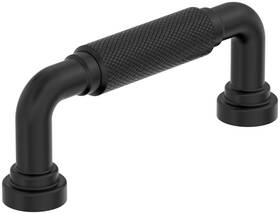 Bp37681mb Amerock Bp37681 Collet 3 Inch Center To Knurled Handle Cabinet - Black