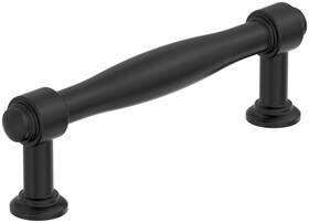 Bp37722mb Amerock Bp37722 Enlivity 3-3/4 Inch Center To Bar Cabinet Pull - Black
