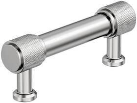 Bp3774226 Amerock Bp37742 Faraday 3 Inch Center To Knurled Bar Cabinet - Chrome