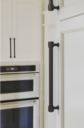 Bp37747mb Amerock Faraday 8-13/16 Inch Matte Black Cabinet Pull